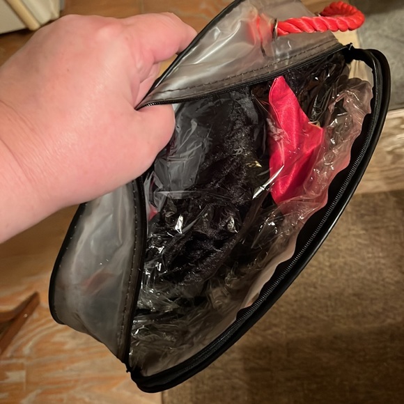 Vtg Sexy Vamprie Size Small/Medium VELVET VAMP by Delicious Corset Skirt Hat - Picture 14 of 16